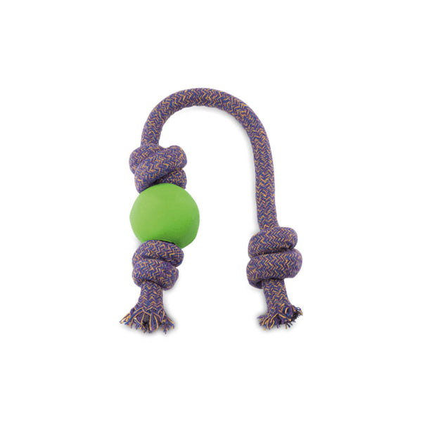 Beco Ball with Rope - grün