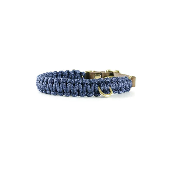 Touch of leather Hundehalsband - Navy