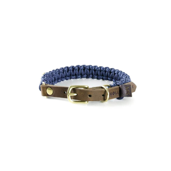 Touch of leather Hundehalsband - Navy